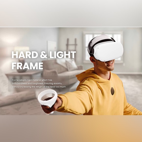 Oculus Meta Quest 2 Adjustable Head Strap, Fully Balanced for Adults & Kids NEW - Picture 10 of 15